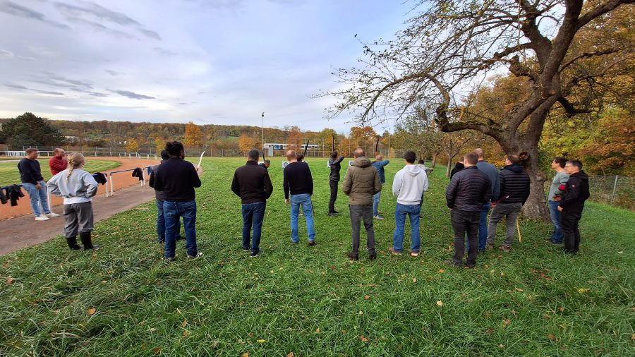 Team-Bogenschiessen_BoschServiceSolutionsMagdeburg GmbH1 - Copyright Christine Volk-Uhlmann - Seil & Bogen