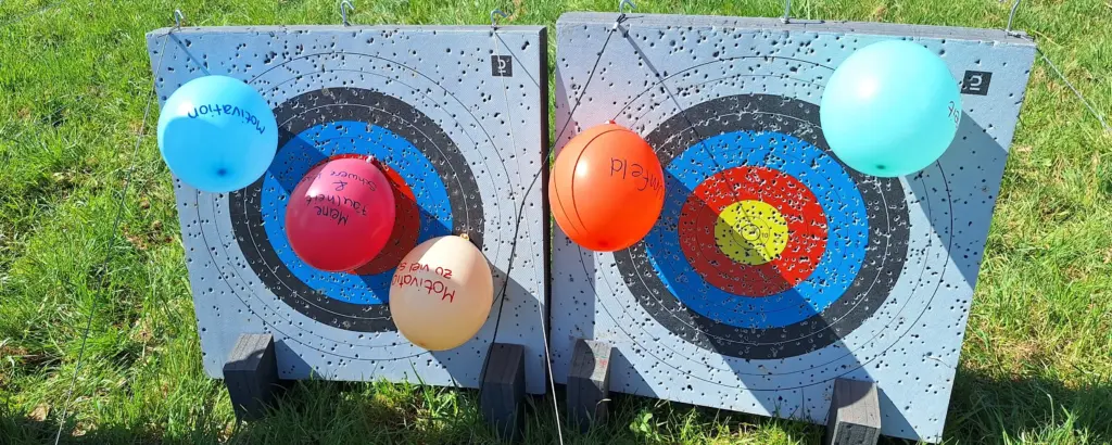 Zielscheiben mit Hindernissen - Christine Volk-Uhlmann - Seil & Bogen